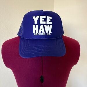 Yee Haw Brewing Co. Blue Trucker Hat